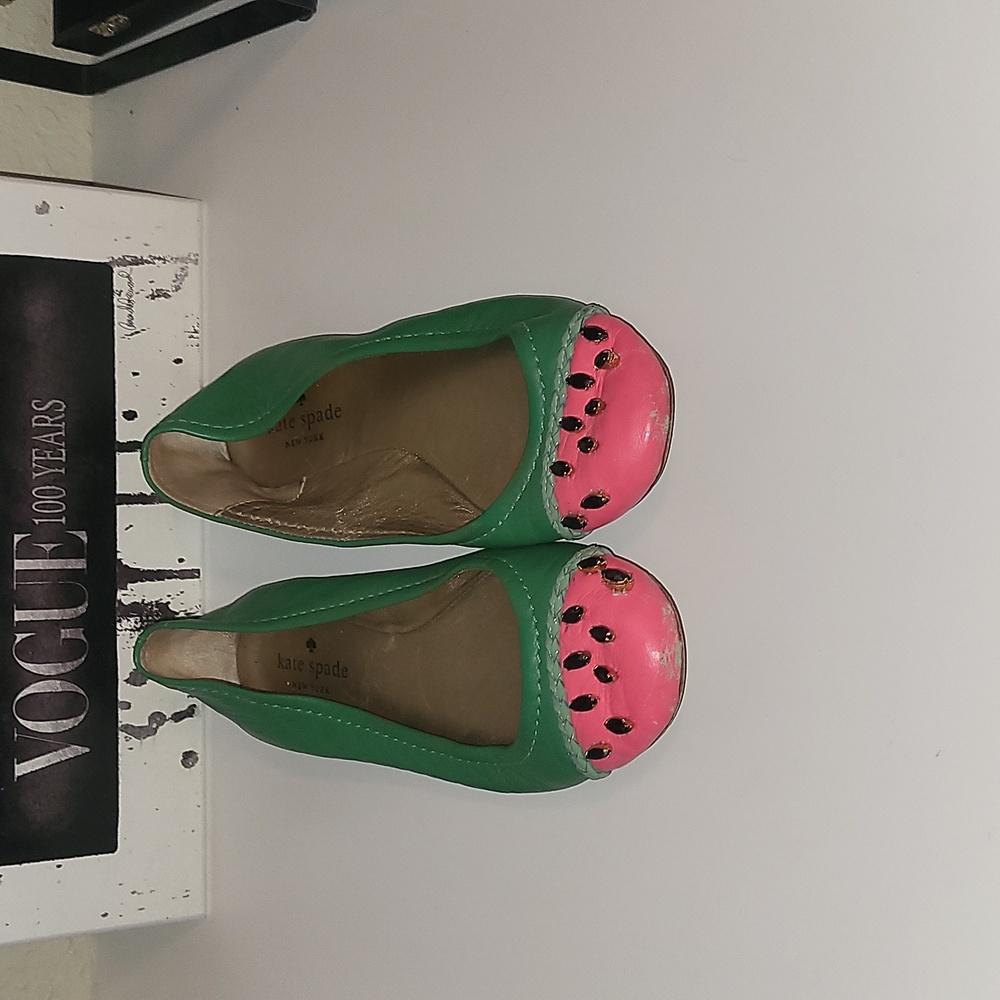 RARE-Kate Spade Watermelon ballet flat, sz 7
